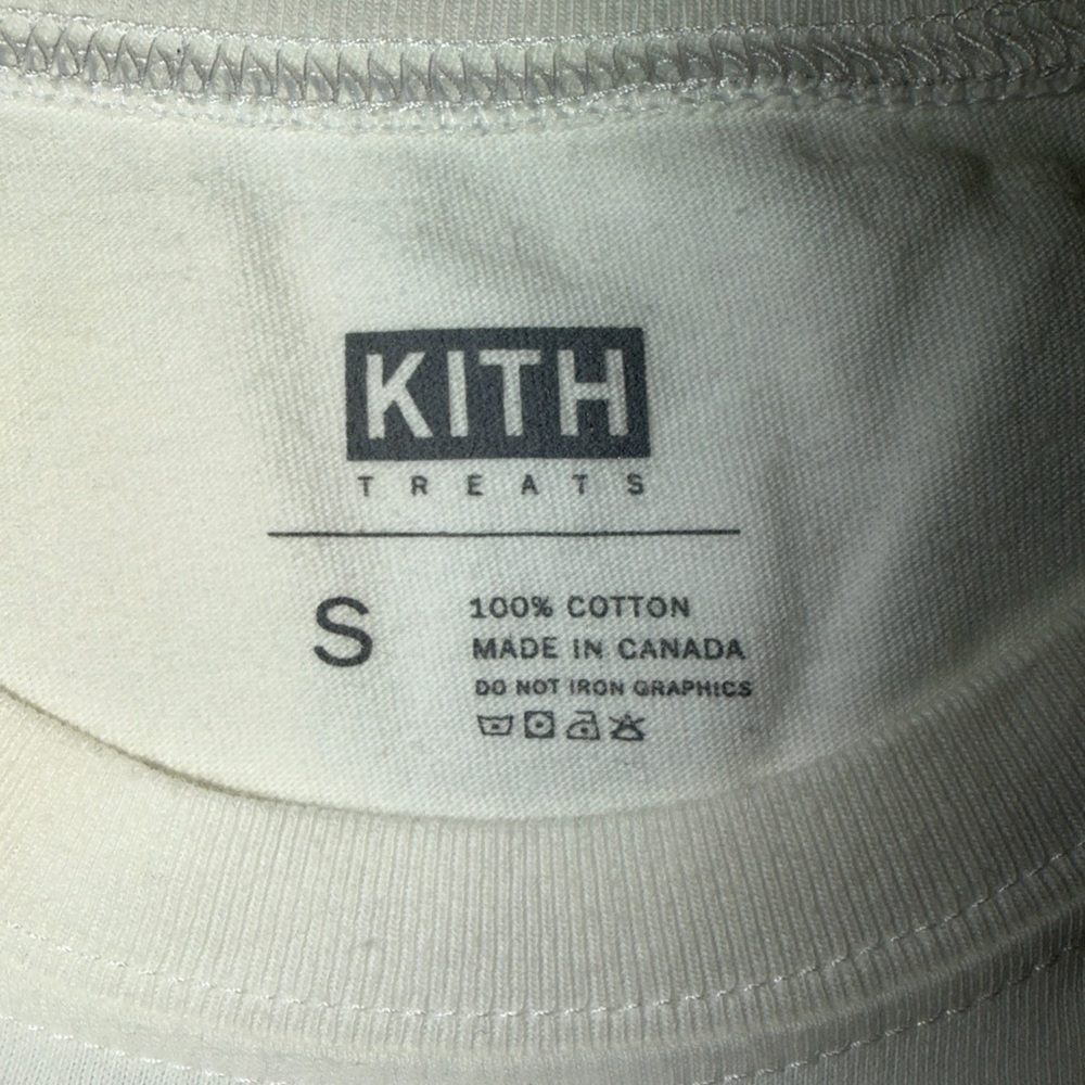 Kith Treats White Tee with Black Logo - Picture 6 of 6